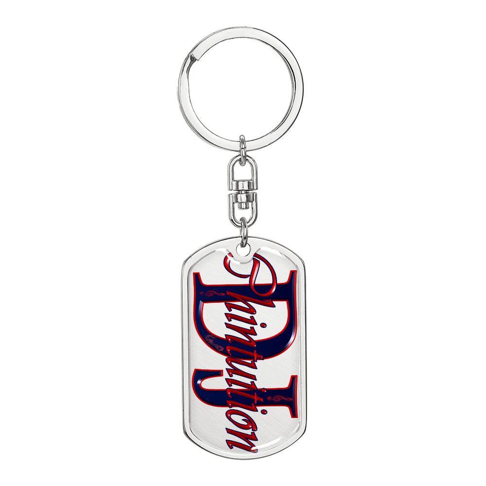 Dog Tag Keychain